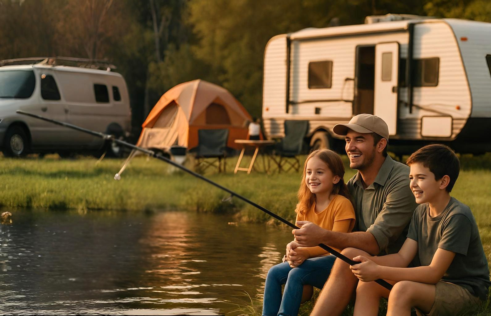 RV Depot - Fathers Day Blog Lake Fishing Fishing with the kids
